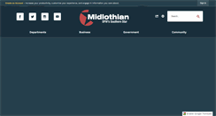 Desktop Screenshot of midlothian.tx.us